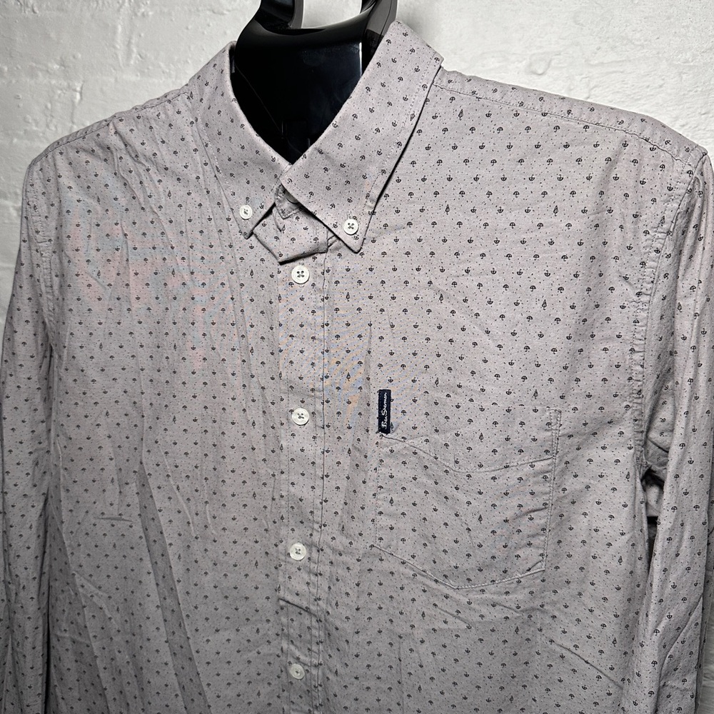Ben Sherman Umbrella Pattern Prints Button Down O… - image 3